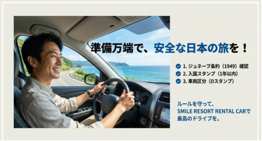 準備万端で、安全な日本の旅を！